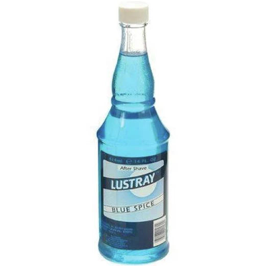 CLUBMAN Lustray After Shave Blue Spice 14oz